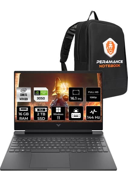 Hp Victus 16 Intel Core I5 14450HX 16GB 2tb SSD RTX4050/6GB 16.1\