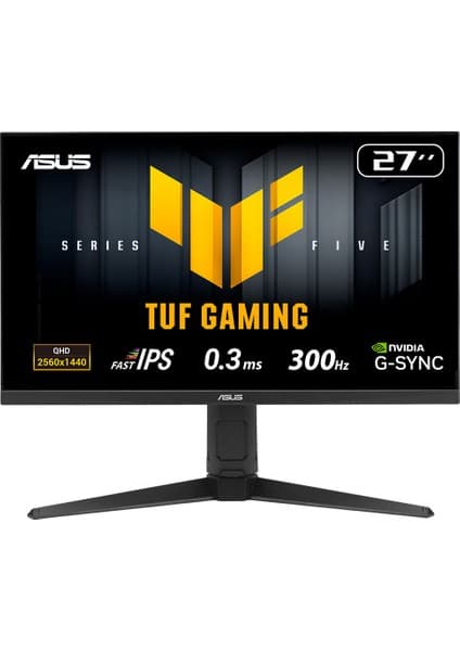 Asus Tuf Gamıng VG27AQML5A 27 HDR400 2k Fast IPS Freesync ve G-Sync Uyumlu 2560X1440 0.3ms 300Hz 300CD Dp HDMI USB Hoparlör Vesa 3yıl %95 Dcı-P3,eyecare, Flıcker-Free,düşük Mavi, Pivot, Işık Monitör