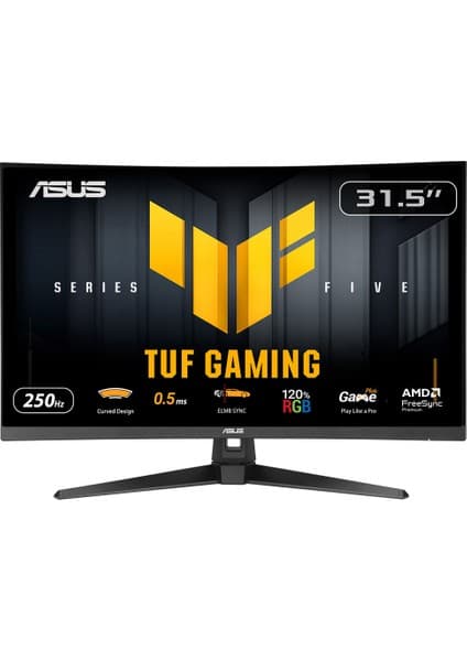 Asus TUF Gaming VG32VQM5B 31.5" 250Hz 0.5ms HDMI DP AdaptiveSync FreeSync Premium FHD Fast VA Curved 1500R Gaming Monitör