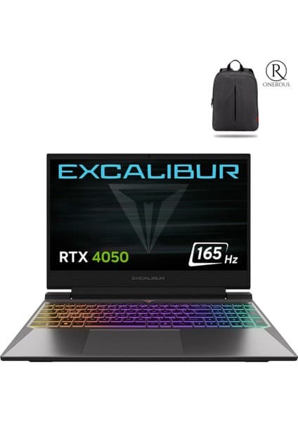 Casper Excalibur 13.nesil Core I5 13420H-RTX4050 6GB-32GB RAM-500GB Ssd-15.6inç + Windows 11 Home