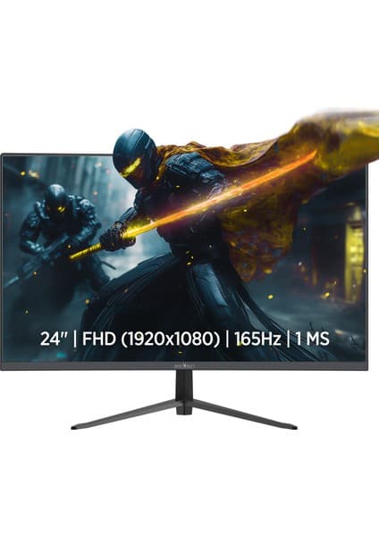 James Donkey Rion R10 24" 165Hz 1ms Fhd Va Curved Gaming Monitör (Sıfır Ölü Piksel Garantili)