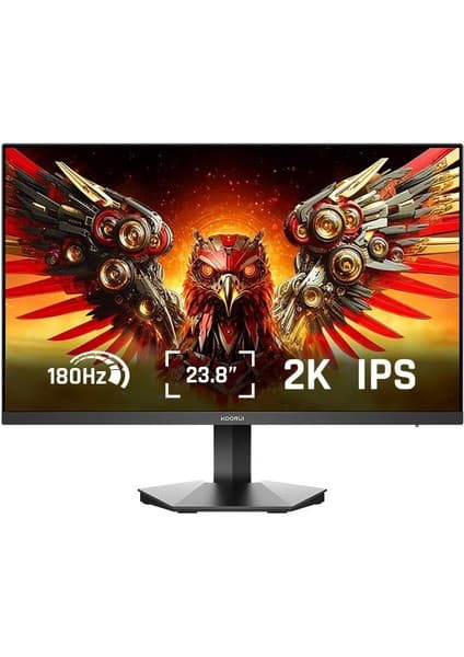 Koorui 23.8" G2421V 180Hz 1ms IPS Gaming Monitör 2560 x 1440 Çözünürlük ile Oyun İçin Tasarlandı