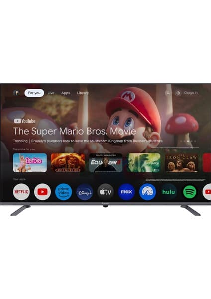 Wismann 50" 127 Ekran Uydu Alıcılı Ultra HD Google Smart QLED TV