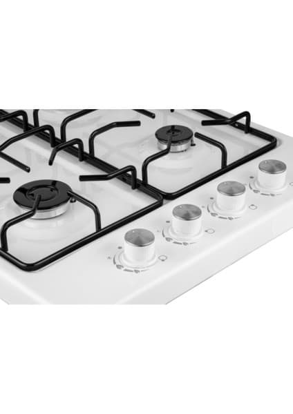 Kısmet Orevoo 4 Gözlü Üstten Düğmeden Çakmaksız Set Üstü Beyaz Ocak 8