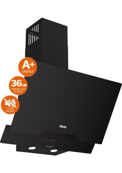 Ferre Fryart&buharlı Lumetra Sessiz Davlumbaz Elektrikli Beyaz Ank. Set (D064-SA + MS263 + QEP64CB) 8