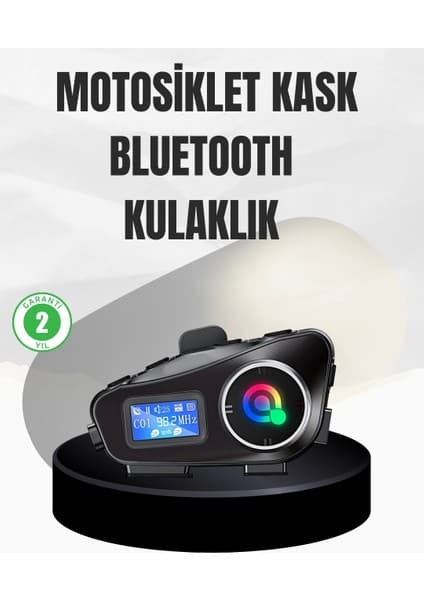 Eldenör Su Geçirmez Bluetooth 5.3 Kask Kulaklığı 1000MAH Bataryalı