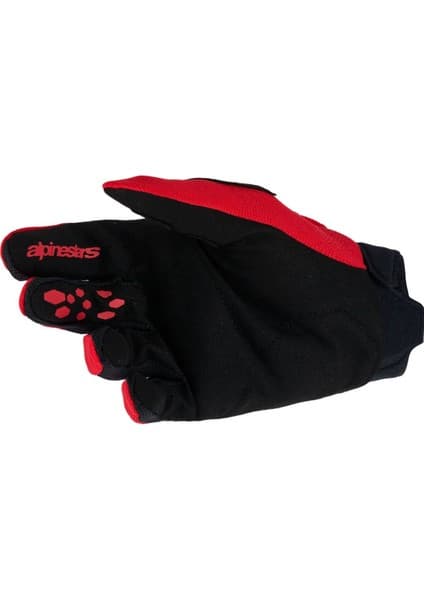 Alpinestars Full Bore V2 Kros Motosiklet Eldiveni Kırmızı Siyah Beyaz 5