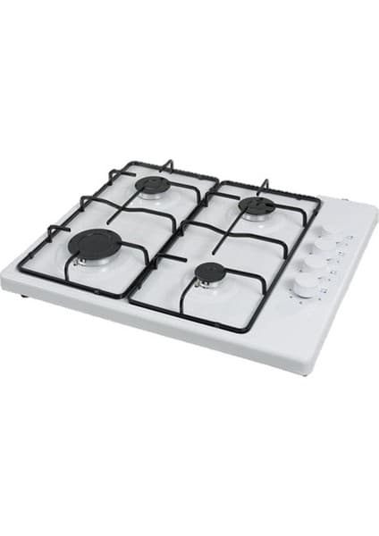 Kısmet Siyah4 Gözü Gazlı Set Üstü Düğmeden Çakmaklı Ocak-Doğalgaz