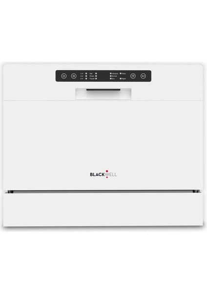 Blackwell Set Üstü Bulaşık Makinesi Beyaz Mini Bulaşık Makinesi