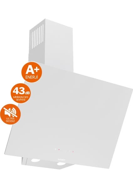 Ferre Fryart&buharlı Liventa Sessiz Davlumbaz Elektrikli Siyah Ank. Set (D077-SA + MS263 + QEP64CS) 8