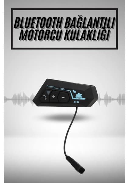 Mbb E-Ticaret Yeni Nesil Dinleme ve Konuşma Özellikli Intercom Kask Kulaklığı 5.0 Bluetooth