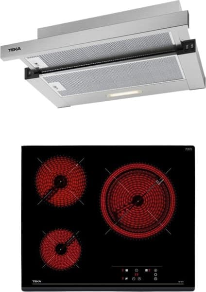 Teka Siyah Cam Elektrikli Ankastre Set (TL 6210-TZ 6316)