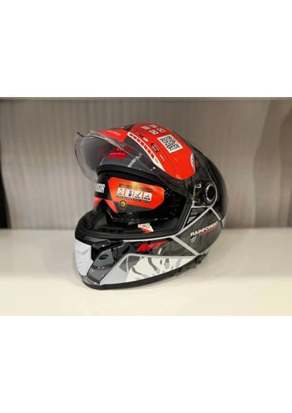 Mt Helmets Kask mt Thunder 4 Sv Raınforest C2 Parlak Gri