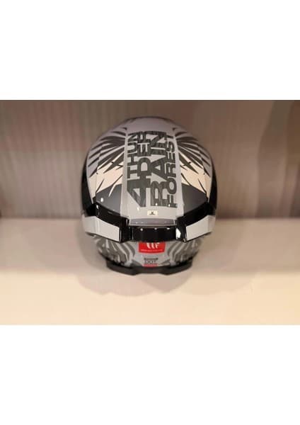 Mt Helmets Kask mt Thunder 4 Sv Raınforest C2 Parlak Gri 7