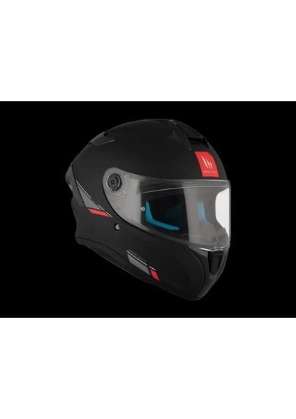 Mt Helmets Kask mt Helmets Targo S Solid Siyah Mat 7