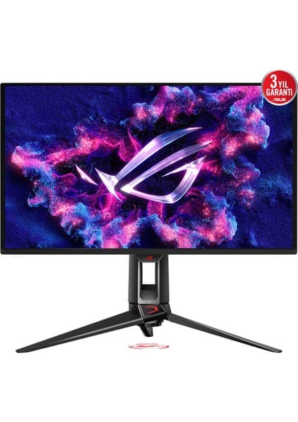 Asus Rog Swift PG32UCDMZ 31.5 Qd-Oled 3840X2160 0.03MS 240Hz 240Hz Dp HDMI Usb-C USB Vesa 3yıl 99% Dcı-P3, Eyecare, Flıcker-Free,dusuk Mavı Isık, Yükseklik Ayarı PD90 W Monitör