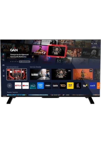 Toshiba 43UV2363DT 43" 109 Ekran Uydu Alıcılı 4K Ultra HD Smart LED Vidaa TV