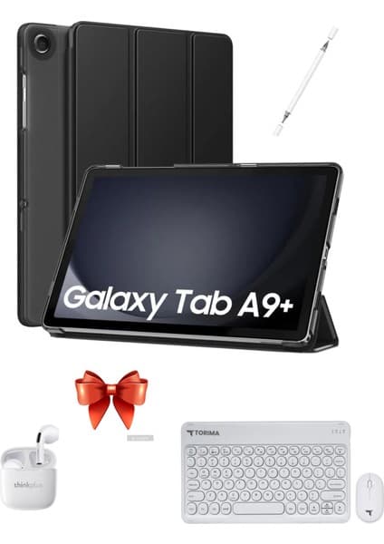 Samsung Glaxy Tab A9+ 8 GB 256 GB Tablet+Kılıf Klavye+Mosue+Kulaklık+Kalem 3