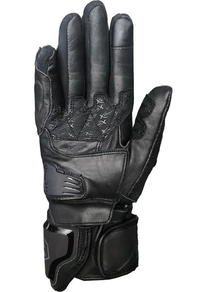 Prosev GL66 Siyah Deri Yarış Eldiveni 7