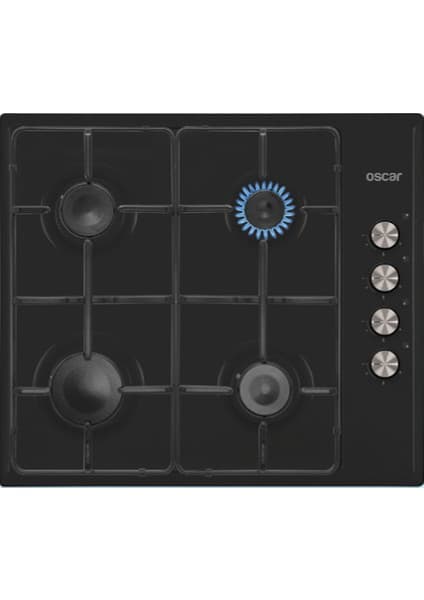 Oscar Simfer (Oscar) 3215 Siyah Emaye Ankastre Ocak