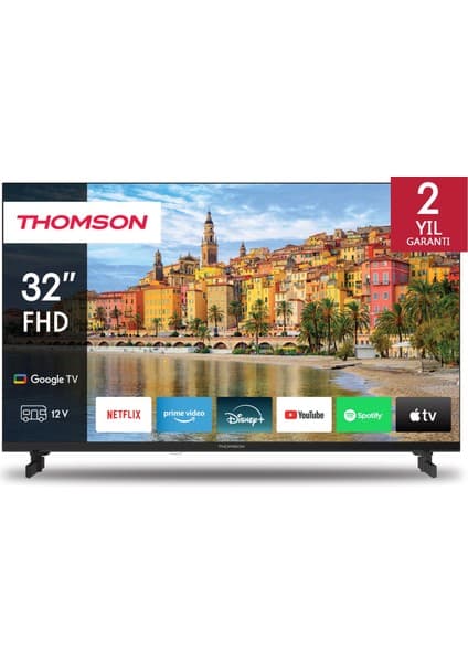 THOMSON 32FG2S14C 32" 80 Ekran Uydu Alıcılı Full HD Google Smart LED TV