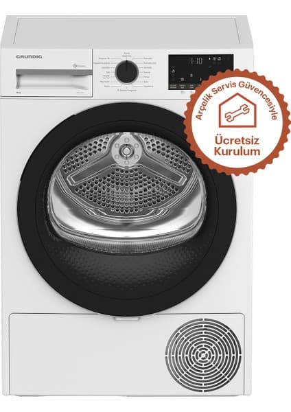 Grundig Gpdh 10855 10 kg Kurutma Makinesi