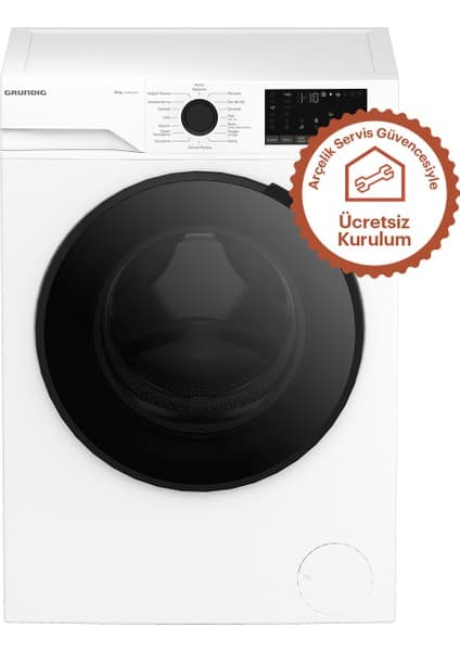 Grundig Gnwm 81612 A Çamaşır Makinesi 8