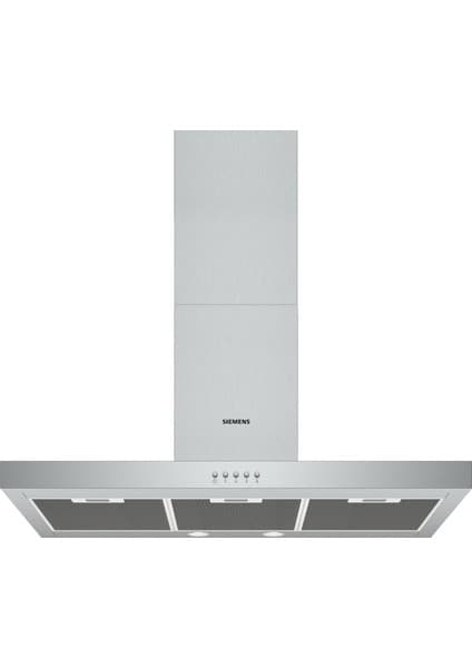 Siemens LC95BBC50T iQ100 90 cm Duvar Tipi Davlumbaz Inox Renk Yüksek Emiş Gücü 593 m3/sa