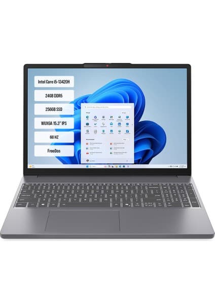 Lenovo IP3 83K100Q0TR-06 i5-13420H 24GB DDR5 256GB SSD WUXGA 15.3\