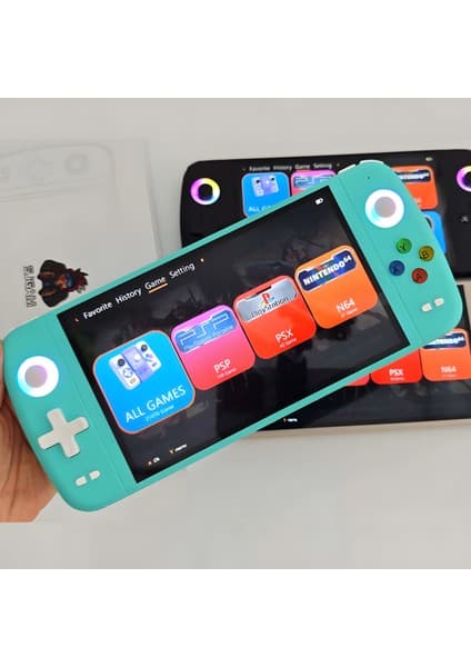 Sjgam M27 7.0 Inç HDMI Çıkışlı Taşınabilir Retro Oyun Konsolu Atari 20000 Oyun