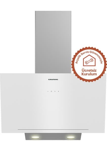 Grundig GDSP2452W Beyaz Ankastre Duvar Tipi Davlumbaz - Güçlü ve Şık Çözüm