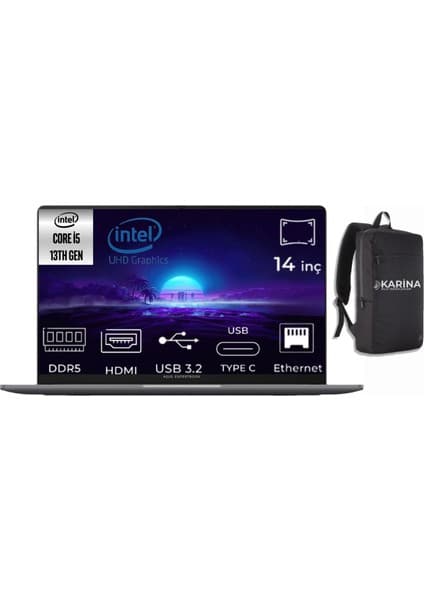 Asus Expertbook P1 I5-13420H P1403CVA-I58512G0D-014 16GB 2tb  Freedos 14\