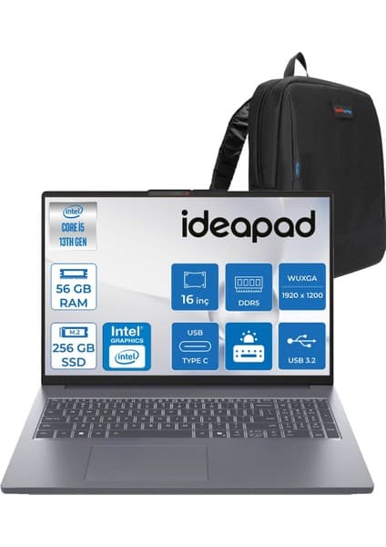 Lenovo Ideapad Slim 3 16IRH10 Intel Core I5 13420H 56GB 256GB SSD Freedos 16\