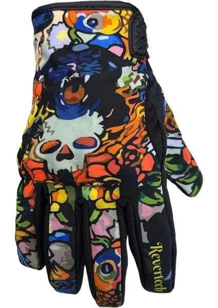 Revertech Strong Kuru Kafa Desenli Motosiklet Eldiveni 8