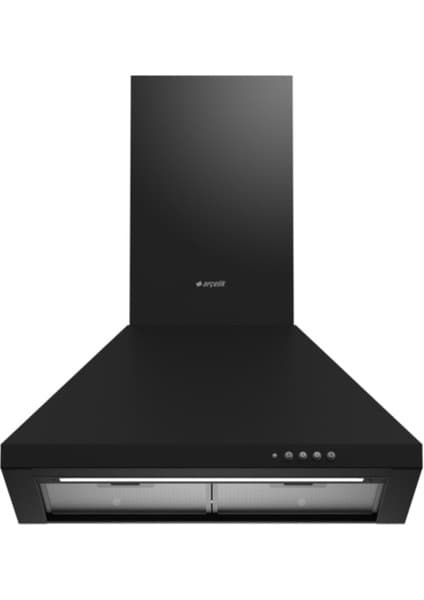 Arçelik P 27 Ys Siyah Duvar Tipi Davlumbaz 60 cm (Teşhir)