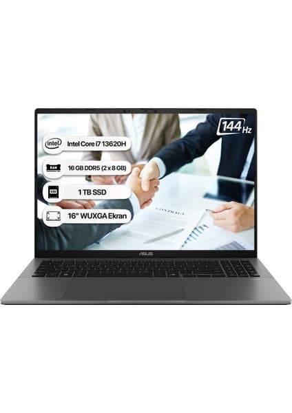 ASUS Vivobook S16 S3607VA-RP012 Intel Core i7-13620H 16GB 1TB SSD  FreeDOS 16.0\