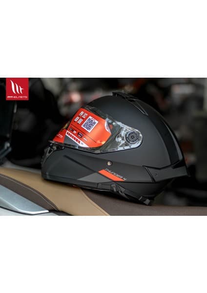 Mt Helmets Kask mt FF118SV Thunder 4 Svsolid A1 Mat Siyah