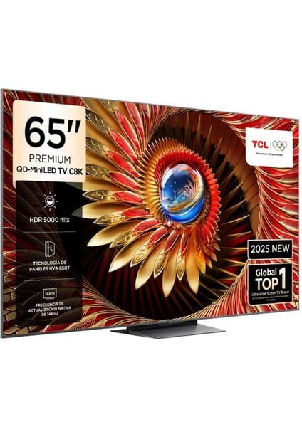 TCL 75C8K 75'' 189 Ekran Uydu Alıcılı 4K Ultra HD Google QD MiniLED TV 7