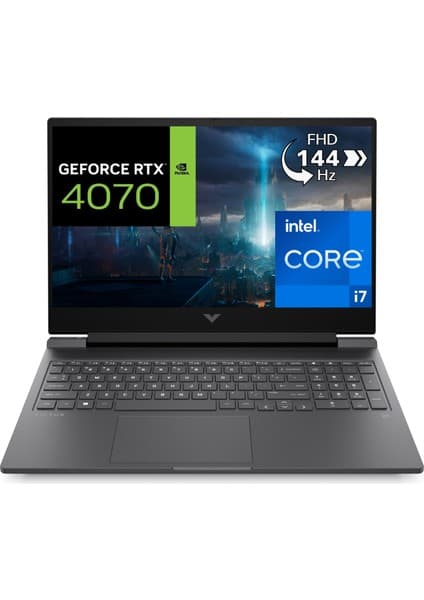 Hp Vıctus 16-R0071NT 8V898EA Intel Core I7-13700H RTX4070 8gb 16.1\