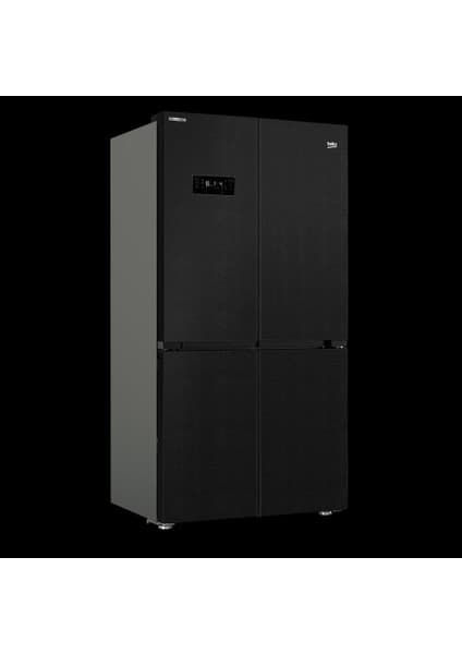Beko 191572 Es Siyah Inox Gardrop Tipi Buzdolabı (Harvestfresh Teknolojisi)
