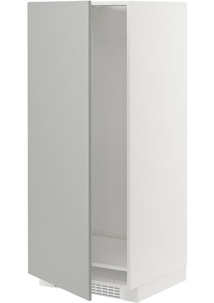 Hobiurun Buzdolabı-Dondurucu Boy Dolabı, Havstorp Açık Gri, 60X60X140 cm
