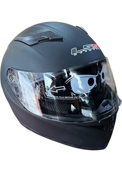 Ls5 Fullface Güneş Vizörlü Kask Mat Siyah Large (L)
