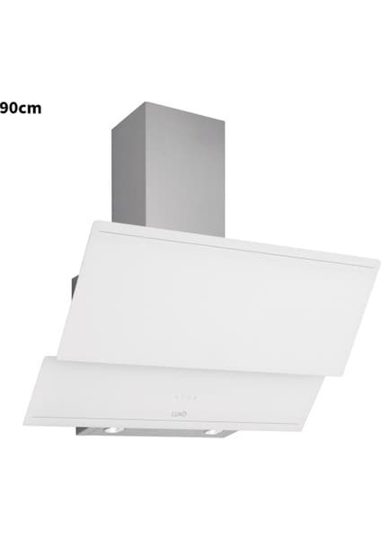 Silverline Luno 3420 Davlumbaz Beyaz 90CM (Dokunmatik+Kumandalı )