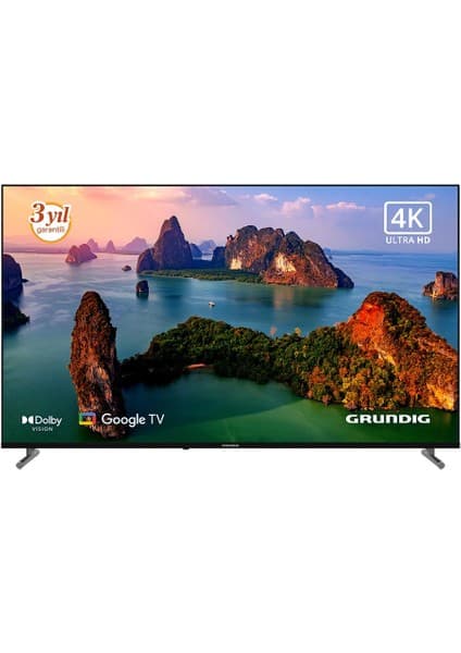 Grundig 65GKU750 65'' 164 Ekran Uydu Alıcı 4K Ultra HD Smart Google TV