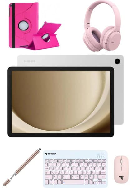 Samsung Galaxy Tab A9 Plus 6 GB Ram 128 GB 11'' Tablet+Kılıf+Kalem+Klavye+Mouse+Bluetooth Kulaklık
