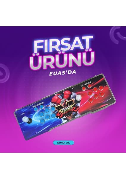 İdragon Idragon 3D - Klasik Oyun Konsolu Hd Arcade Station - Pandora Box - Tv Bağlantalı - Retro Atari