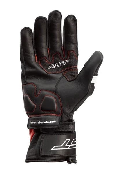 RST Pilot Ce Uzun Kışlık Motosiklet Eldiveni Siyah Kırmızı 8