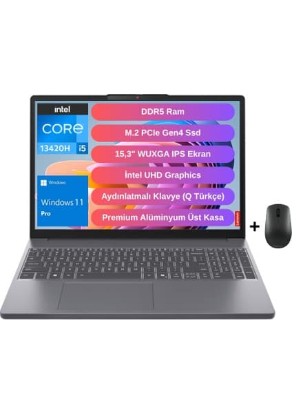 Lenovo Ideapad Slim 3 15IRH10 Intel Core I5-13420H 24GB 512GB SSD 15.3\