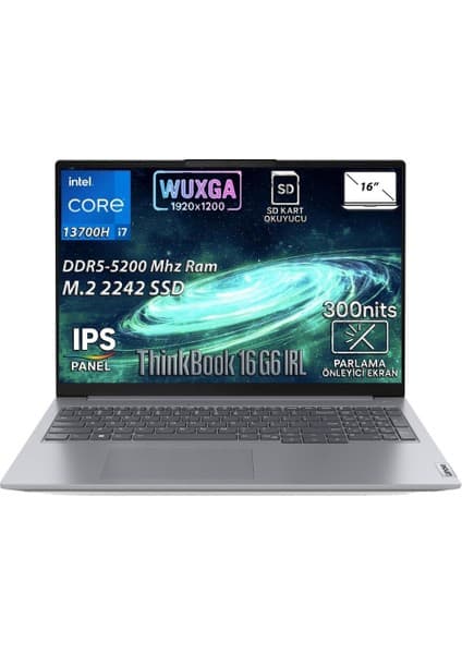 Thinkbook 16 G6 Irl Intel Core I7-13700H 64GB 1tb SSD 16\