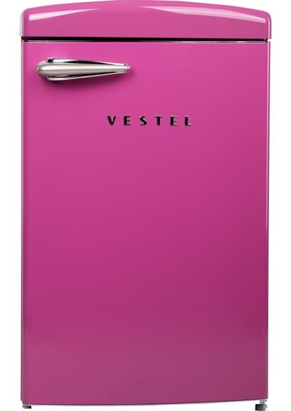 Vestel Retro SB14111 Pembe 122 Lt Statik Buzdolabı